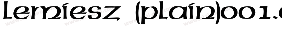 Lemiesz (Plain)001.001字体转换